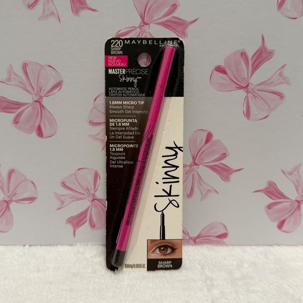 Maybelline Master Precise Skinny Automatic Pencil 220 Sharp‎ Brown NEW